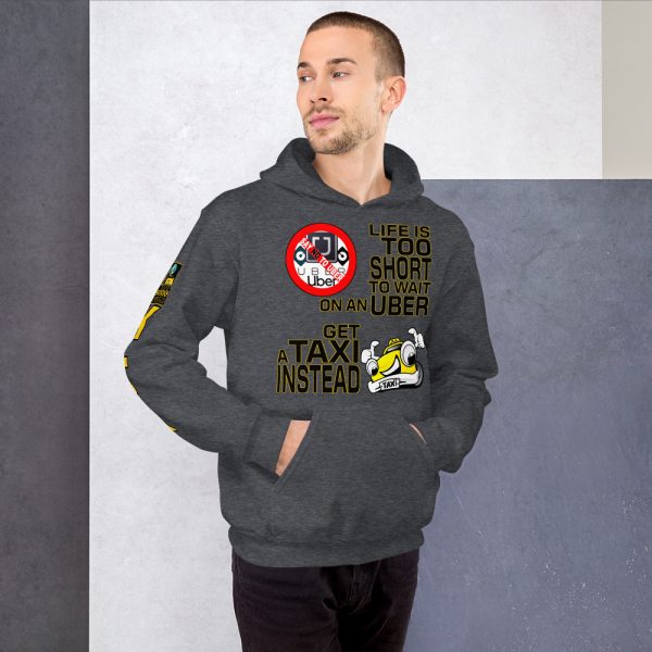 “LIFE IS TOO SHORT TO WAIT ON AN UBER” Premium Soft & Heavy Blend Hoodie - Image 6
