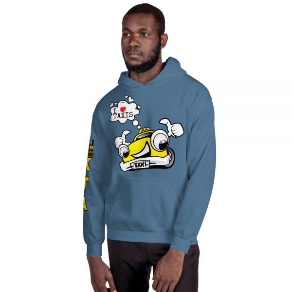 "I LOVE TAXIS" Premium Soft & Heavy Blend Hoodie - Image 12