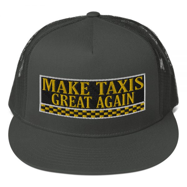 “MAKE TAXIS GREAT AGAIN” Embroidered Yupoong Trucker Cap - Image 4