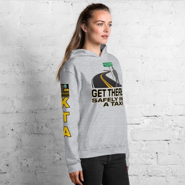 “GET THERE SAFELY IN A TAXI” Premium Soft & Heavy Blend Hoodie - Image 10