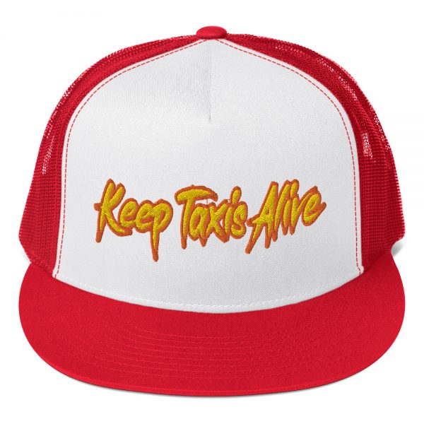 “KEEP TAXIS ALIVE – v2” Embroidered Yupoong Trucker Cap - Image 7