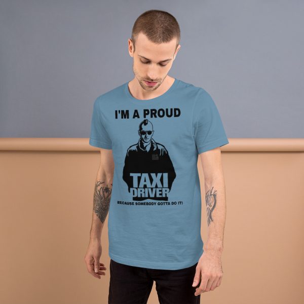 "I'M A PROUD TAXI DRIVER" Premium Bright Color T-Shirt - Image 4