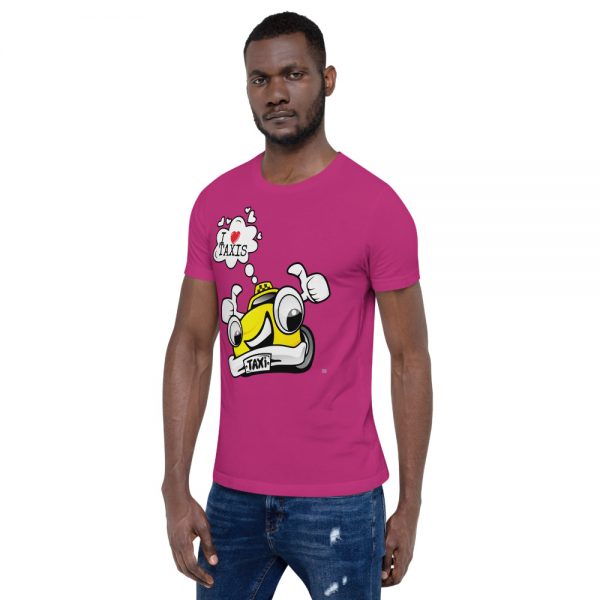 "I LOVE TAXIS" Premium Dark Color T-Shirt - Image 32