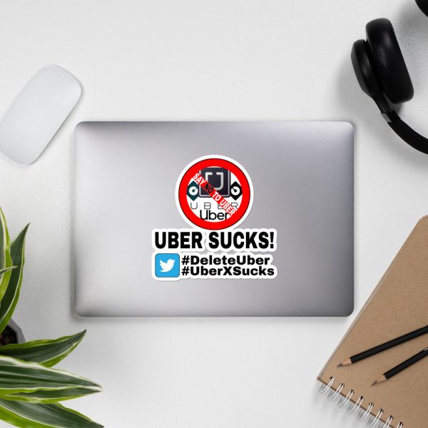 “UBER SUCKS!” Premium Kiss Cut Emblem Stickers - Image 9