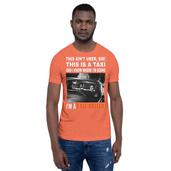 "THIS AIN'T UBER SIR!" Premium Dark Color T-Shirt - Image 22