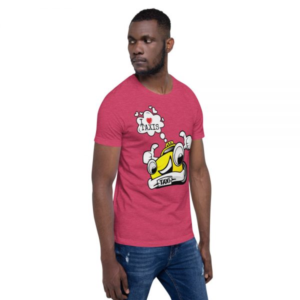 "I LOVE TAXIS" Premium Dark Color T-Shirt - Image 36