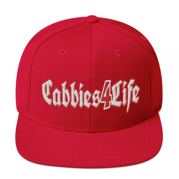 “CABBIES4LIFE” Embroidered Yupoong Snapback Hat - Image 39