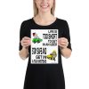 “LIFE IS TOO SHORT TO GET IN AN UBER” Premium Matte Paper Poster - Image 2