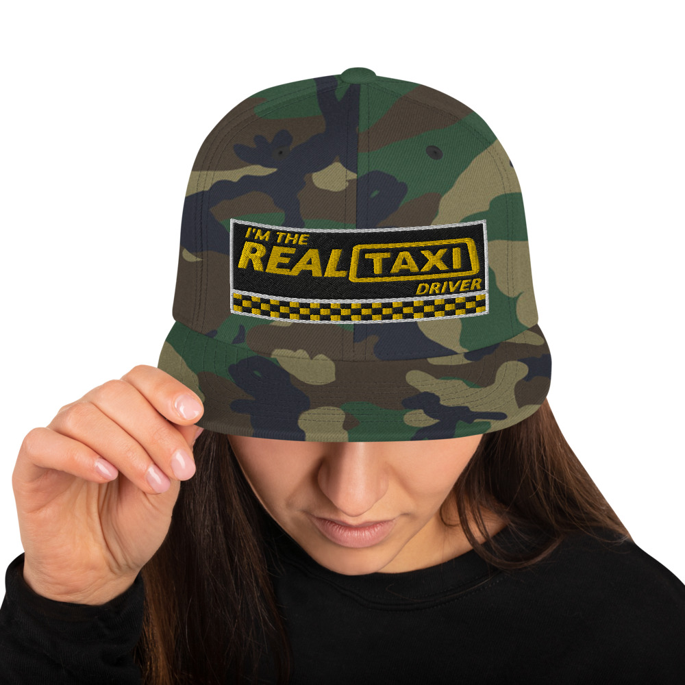 “I'M THE REAL TAXI DRIVER - v1” Embroidered Yupoong Snapback Hat