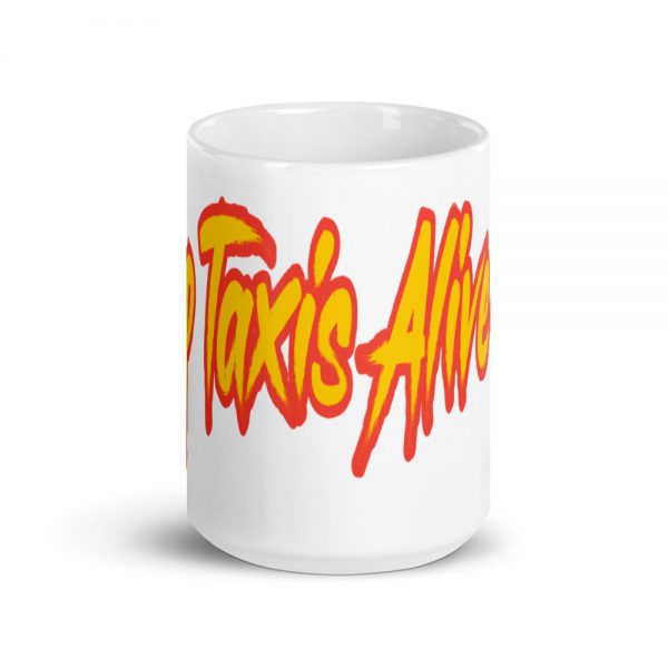 “KEEP TAXIS ALIVE – v2” Premium Glossy White Mug - Image 6