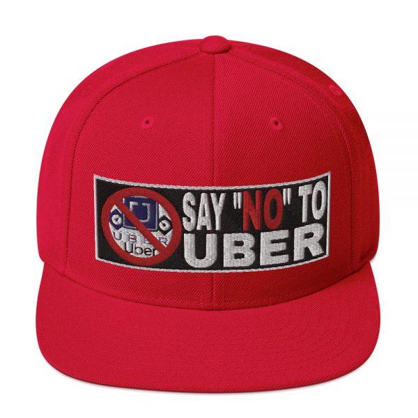 “SAY NO TO UBER - v2” Embroidered Yupoong Snapback Hat - Image 39