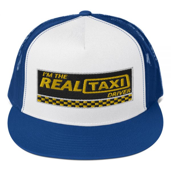 “I’M THE REAL TAXI DRIVER – v1” Embroidered Yupoong Trucker Cap - Image 8