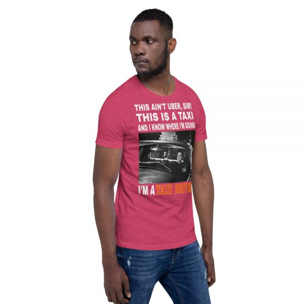 "THIS AIN'T UBER SIR!" Premium Dark Color T-Shirt - Image 36