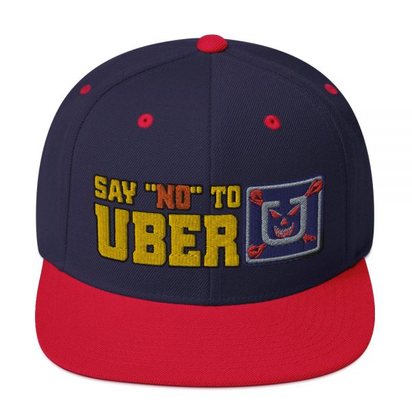 “SAY NO TO UBER - v1” Embroidered Yupoong Snapback Hat - Image 20