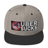 “UBER SUCKS” Embroidered Yupoong Snapback Hat - Image 23