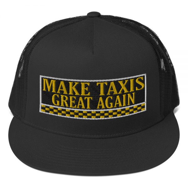“MAKE TAXIS GREAT AGAIN” Embroidered Yupoong Trucker Cap - Image 3
