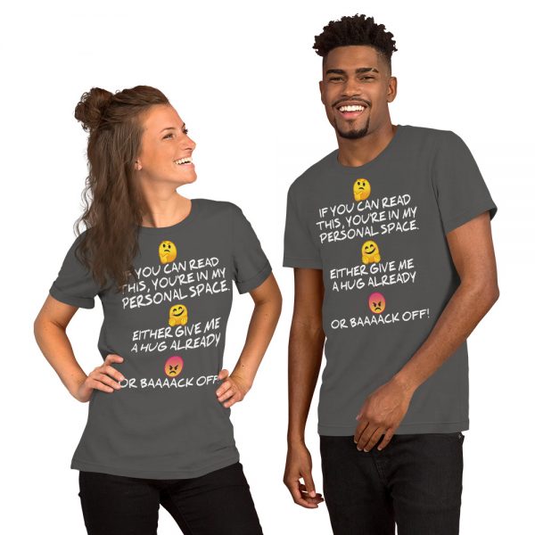 "MY PERSONAL SPACE" Premium Dark Color T-Shirt - Image 9