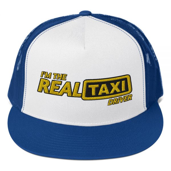 “I’M THE REAL TAXI DRIVER – v2” Embroidered Yupoong Trucker Cap - Image 8