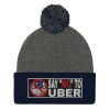 “SAY NO TO UBER – v2” Embroidered Pom-Pom Beanie - Image 3