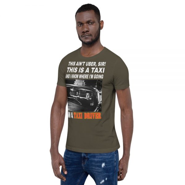 "THIS AIN'T UBER SIR!" Premium Dark Color T-Shirt - Image 9