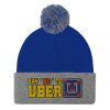 “SAY NO TO UBER – v1” Embroidered Pom-Pom Beanie - Image 8