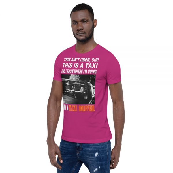 "THIS AIN'T UBER SIR!" Premium Dark Color T-Shirt - Image 32