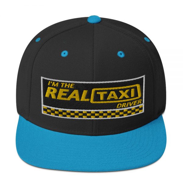 “I'M THE REAL TAXI DRIVER - v1” Embroidered Yupoong Snapback Hat - Image 2