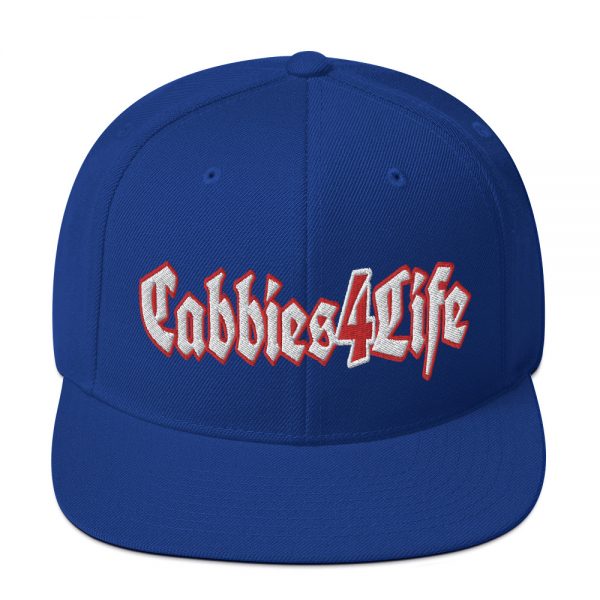 “CABBIES4LIFE” Embroidered Yupoong Snapback Hat - Image 33