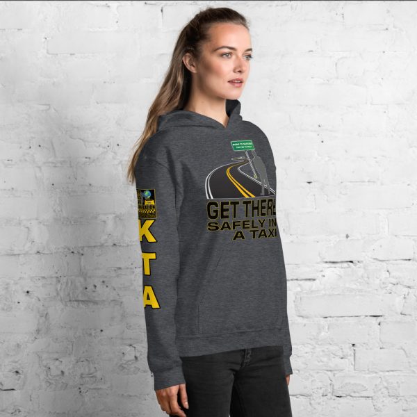 “GET THERE SAFELY IN A TAXI” Premium Soft & Heavy Blend Hoodie - Image 6