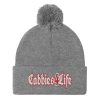 “CABBIES4LIFE” Embroidered Pom-Pom Beanie - Image 7