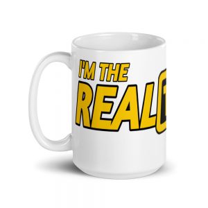 “I’M THE REAL TAXI DRIVER” Premium Glossy White Mug
