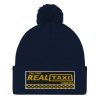 “I’M THE REAL TAXI DRIVER – v1” Embroidered Pom-Pom Beanie - Image 6