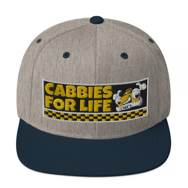 “CABBIES FOR LIFE” Embroidered Yupoong Snapback Hat - Image 28