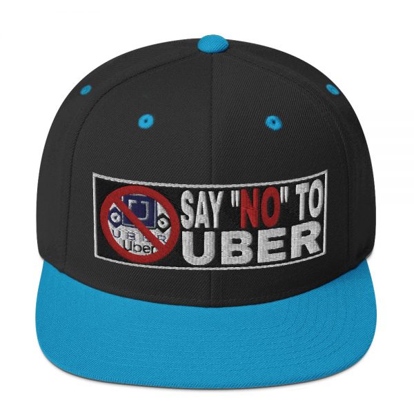 “SAY NO TO UBER - v2” Embroidered Yupoong Snapback Hat - Image 2