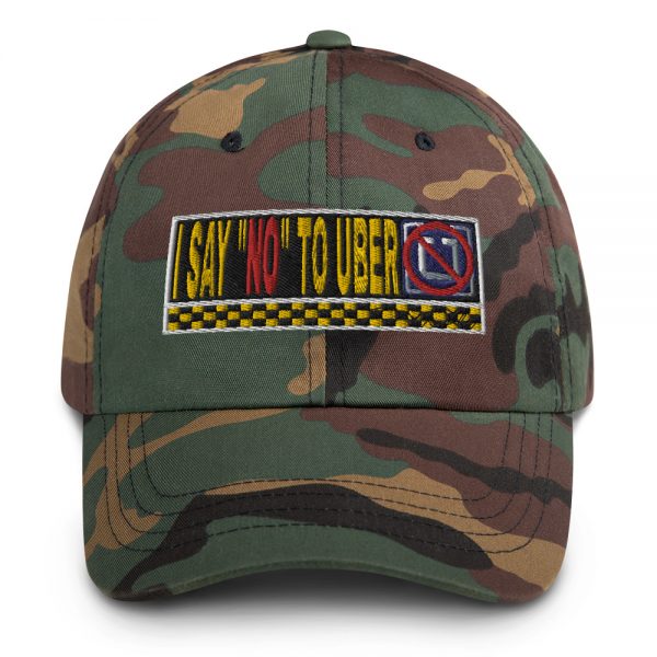 “I SAY NO TO UBER” Embroidered Yupoong Dad Hat - Image 4