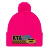 “KEEP TAXIS ALIVE – v1” Embroidered Pom-Pom Beanie - Image 12