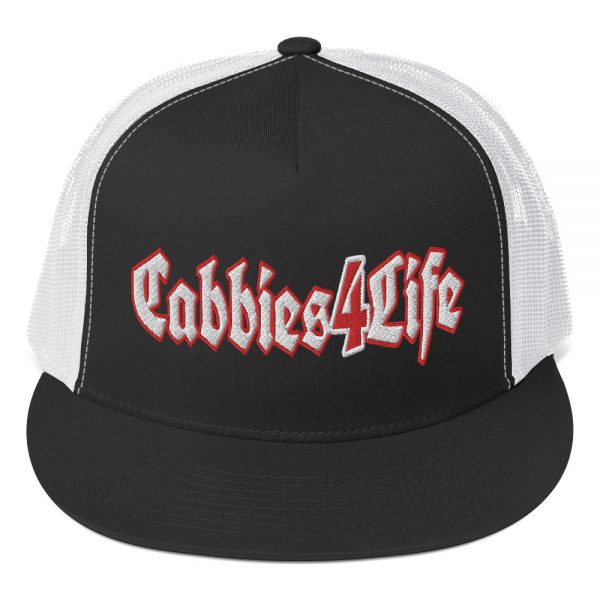 “CABBIES4LIFE” Embroidered Yupoong Trucker Cap - Image 2