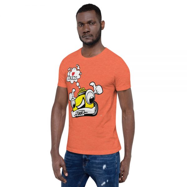 "I LOVE TAXIS" Premium Dark Color T-Shirt - Image 23