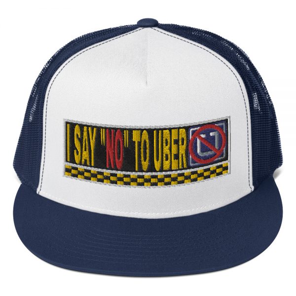 “I SAY NO TO UBER” Embroidered Yupoong Trucker Cap - Image 6