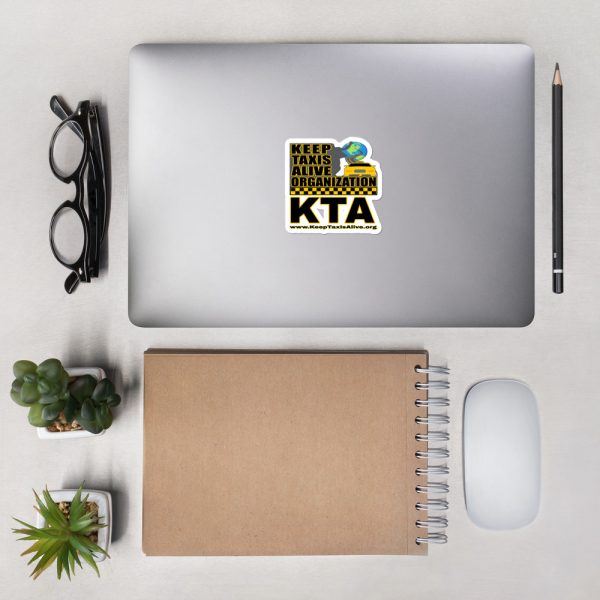 “KEEP TAXIS ALIVE ORGANIZATION” Premium Kiss Cut Emblem Stickers - Image 2