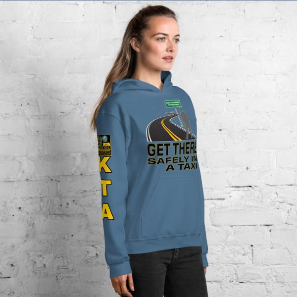“GET THERE SAFELY IN A TAXI” Premium Soft & Heavy Blend Hoodie - Image 12