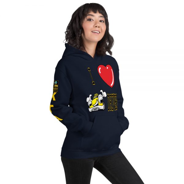 "I LOVE TAXI DRIVERS" Premium Soft & Heavy Blend Hoodie - Image 9