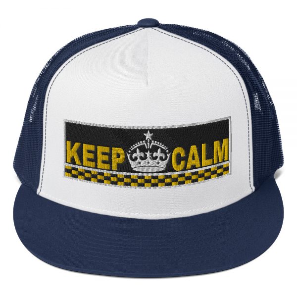 “KEEP CALM” Embroidered Yupoong Trucker Cap - Image 7