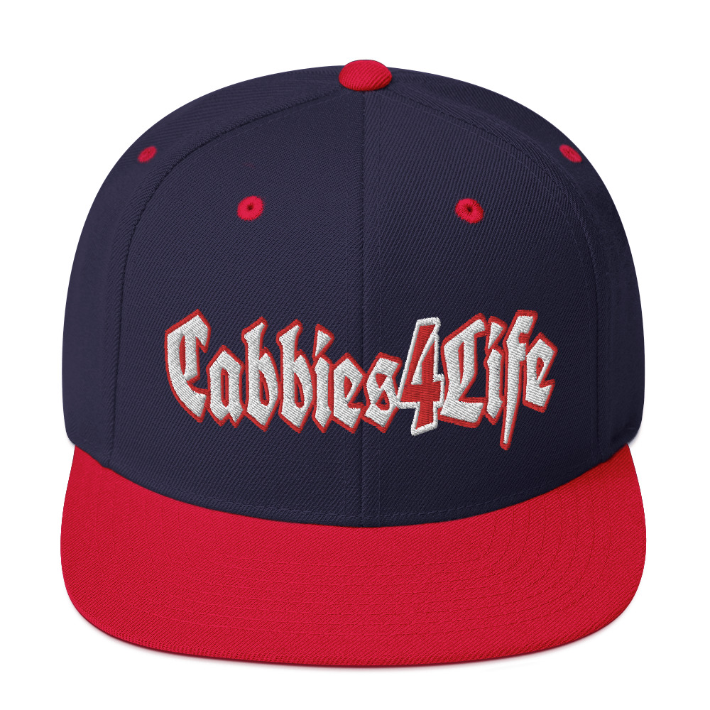 “CABBIES4LIFE” Embroidered Yupoong Snapback Hat