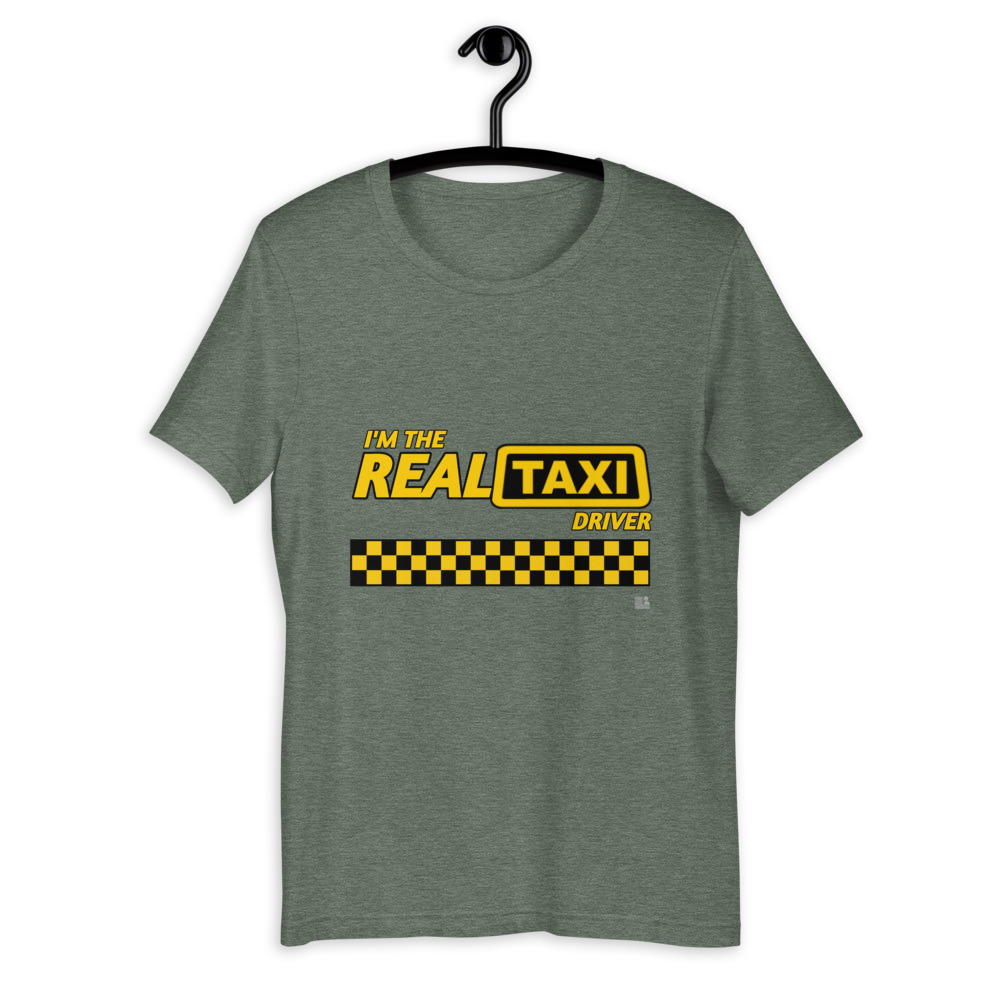 "I'M THE REAL TAXI DRIVER" Premium Dark Color T-Shirt