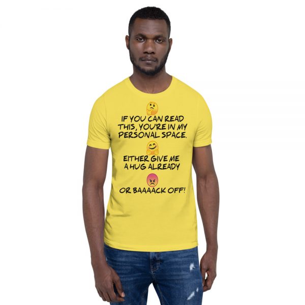 "MY PERSONAL SPACE" Premium Bright Color T-Shirt - Image 10