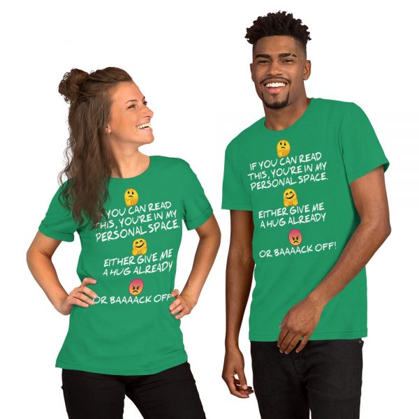 "MY PERSONAL SPACE" Premium Dark Color T-Shirt - Image 11