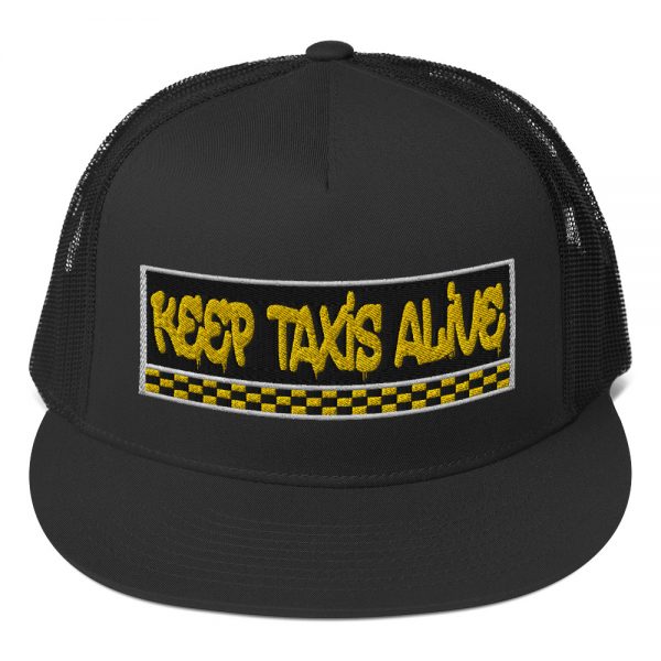 “KEEP TAXIS ALIVE – v3” Embroidered Yupoong Trucker Cap - Image 3