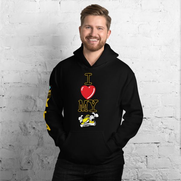 "I LOVE MY TAXI" Premium Soft & Heavy Blend Hoodie - Image 3