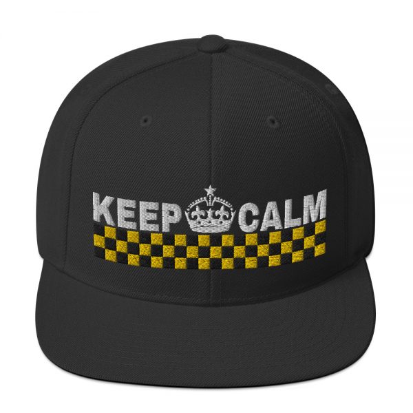 “KEEP CALM” Embroidered Yupoong Snapback Hat - Image 10
